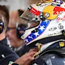 The new helmet of Daniel Ricciardo (AUS) Red Bull Racing at Formula One World Championship, Rd18, United States Grand Prix, Practice, Circuit of the Americas, Austin, Texas, USA, Friday 21 October 2016. © Sutton Images