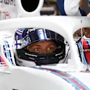 Valtteri Bottas (FIN) Williams FW38 with halo at Formula One World Championship, Rd18, United States Grand Prix, Practice, Circuit of the Americas, Austin, Texas, USA, Friday 21 October 2016. © Sutton Images