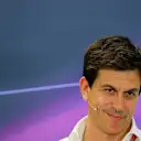 Toto Wolff (AUT) Mercedes AMG F1 Director of Motorsport in the Press Conference at Formula One World Championship, Rd18, United States Grand Prix, Practice, Circuit of the Americas, Austin, Texas, USA, Friday 21 October 2016. © Sutton Images