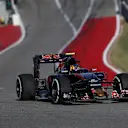 Carlos Sainz (ESP) Scuderia Toro Rosso STR11 at Formula One World Championship, Rd18, United States Grand Prix, Qualifying, Circuit of the Americas, Austin, Texas, USA, Saturday 22 October 2016. © Sutton Images