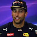 Daniel Ricciardo (AUS) Red Bull Racing in the Press Conference at Formula One World Championship, Rd18, United States Grand Prix, Qualifying, Circuit of the Americas, Austin, Texas, USA, Saturday 22 October 2016. © Sutton Images