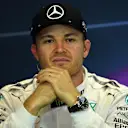 Nico Rosberg (GER) Mercedes AMG F1 in the Press Conference at Formula One World Championship, Rd18, United States Grand Prix, Qualifying, Circuit of the Americas, Austin, Texas, USA, Saturday 22 October 2016. © Sutton Images