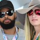 Patty Mills (AUS) San Antonio Spurs Basketball Player in the Red Bull Racing garage at Formula One World Championship, Rd18, United States Grand Prix, Qualifying, Circuit of the Americas, Austin, Texas, USA, Saturday 22 October 2016. © Sutton Images