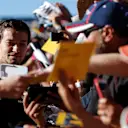 Jolyon Palmer (GBR) Renault Sport F1 Team fans selfie at Formula One World Championship, Rd18, United States Grand Prix, Qualifying, Circuit of the Americas, Austin, Texas, USA, Saturday 22 October 2016. © Sutton Images