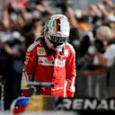 Sebastian Vettel (GER) Ferrari in parc ferme at Formula One World Championship, Rd18, United States Grand Prix, Race, Circuit of the Americas, Austin, Texas, USA, Sunday 23 October 2016. © Sutton Images