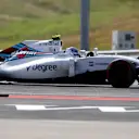 Valtteri Bottas (FIN) Williams FW38 with rear puncture damage after spinning at the start of the race at Formula One World Championship, Rd18, United States Grand Prix, Race, Circuit of the Americas, Austin, Texas, USA, Sunday 23 October 2016. © Sutton Images