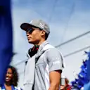 Pascal Wehrlein (GER) Manor Racing on the drivers parade at Formula One World Championship, Rd18, United States Grand Prix, Race, Circuit of the Americas, Austin, Texas, USA, Sunday 23 October 2016. © Sutton Images