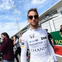 Jenson Button (GBR) McLaren on the grid at Formula One World Championship, Rd18, United States Grand Prix, Race, Circuit of the Americas, Austin, Texas, USA, Sunday 23 October 2016. © Sutton Images