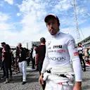 Fernando Alonso (ESP) McLaren on the grid at Formula One World Championship, Rd18, United States Grand Prix, Race, Circuit of the Americas, Austin, Texas, USA, Sunday 23 October 2016. © Sutton Images