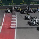 The start of the race at Formula One World Championship, Rd18, United States Grand Prix, Race, Circuit of the Americas, Austin, Texas, USA, Sunday 23 October 2016. © Sutton Images