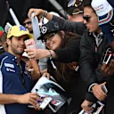 Felipe Nasr (BRA) Sauber fans selfie at Formula One World Championship, Rd18, United States Grand Prix, Race, Circuit of the Americas, Austin, Texas, USA, Sunday 23 October 2016. © Sutton Images