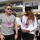 Gordon Ramsay (GBR) Chef and Venus Williams (USA) Tennis player on the grid at Formula One World Championship, Rd18, United States Grand Prix, Race, Circuit of the Americas, Austin, Texas, USA, Sunday 23 October 2016. © Sutton Images
