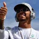 Lewis Hamilton (GBR) Mercedes AMG F1 on the drivers parade at Formula One World Championship, Rd18, United States Grand Prix, Race, Circuit of the Americas, Austin, Texas, USA, Sunday 23 October 2016. © Sutton Images