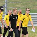 Kevin Magnussen (DEN) Renault Sport F1 Team walks the track at Formula One World Championship, Rd18, United States Grand Prix, Preparations, Circuit of the Americas, Austin, Texas, USA, Thursday 20 October 2016. © Sutton Images