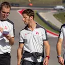 Romain Grosjean (FRA) Haas F1 walks the track at Formula One World Championship, Rd18, United States Grand Prix, Preparations, Circuit of the Americas, Austin, Texas, USA, Thursday 20 October 2016. © Sutton Images