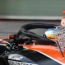 Fernando Alonso (ESP) McLaren MCL32 with aero sensors and halo at Formula One Testing, Day One, Yas Marina Circuit, Abu Dhabi, UAE, Tuesday 28 November 2017. © Mark Sutton/Sutton Images