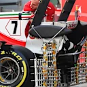 Kimi Raikkonen (FIN) Ferrari SF70-H with aero sensors on rear wing at Formula One Testing, Day One, Yas Marina Circuit, Abu Dhabi, UAE, Tuesday 28 November 2017. © Mark Sutton/Sutton Images
