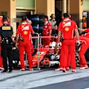 Sebastian Vettel (GER) Ferrari SF70-H at Formula One Testing, Day Two, Yas Marina Circuit, Abu Dhabi, UAE, Wednesday 29 November 2017. © Mark Sutton/Sutton Images