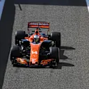 Fernando Alonso (ESP) McLaren MCL32 at Formula One World Championship, Rd20, Abu Dhabi Grand Prix, Practice, Yas Marina Circuit, Abu Dhabi, UAE, Friday 24 November 2017. © Mark Sutton/Sutton Images