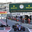Brendon Hartley (NZL) Scuderia Toro Rosso STR12 at Formula One World Championship, Rd20, Abu Dhabi Grand Prix, Practice, Yas Marina Circuit, Abu Dhabi, UAE, Friday 24 November 2017. © Mark Sutton/Sutton Images
