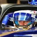 Marcus Ericsson (SWE) Sauber C36 and halo at Formula One World Championship, Rd20, Abu Dhabi Grand Prix, Practice, Yas Marina Circuit, Abu Dhabi, UAE, Friday 24 November 2017. © Mark Sutton/Sutton Images