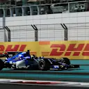Pascal Wehrlein (GER) Sauber C36 runs wide at Formula One World Championship, Rd20, Abu Dhabi Grand Prix, Practice, Yas Marina Circuit, Abu Dhabi, UAE, Friday 24 November 2017. © Kym Illman/Sutton Images