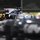 Lewis Hamilton (GBR) Mercedes-Benz F1 W08 Hybrid at Formula One World Championship, Rd20, Abu Dhabi Grand Prix, Qualifying, Yas Marina Circuit, Abu Dhabi, UAE, Saturday 25 November 2017. © Simon Galloway/Sutton Images