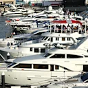 Boats / Yachts in the Marina at Formula One World Championship, Rd20, Abu Dhabi Grand Prix, Qualifying, Yas Marina Circuit, Abu Dhabi, UAE, Saturday 25 November 2017. © Lionel Ng/Sutton Images
