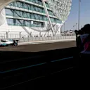 Photographers observe Valtteri Bottas (FIN) Mercedes-Benz F1 W08 Hybrid at Formula One World Championship, Rd20, Abu Dhabi Grand Prix, Qualifying, Yas Marina Circuit, Abu Dhabi, UAE, Saturday 25 November 2017. © James Gasperotti/Sutton Images