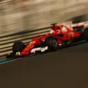 Sebastian Vettel (GER) Ferrari SF70-H at Formula One World Championship, Rd20, Abu Dhabi Grand Prix, Qualifying, Yas Marina Circuit, Abu Dhabi, UAE, Saturday 25 November 2017. © Lionel Ng/Sutton Images