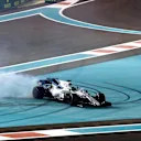Massa (BRA) Williams FW40 celebrates his last race grand prix race and performs donuts in parc ferme at Formula One World Championship, Rd20, Abu Dhabi Grand Prix, Race, Yas Marina Circuit, Abu Dhabi, UAE, Sunday 26 November 2017. © Lionel Ng/Sutton Images