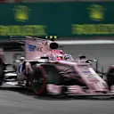 Esteban Ocon (FRA) Force India VJM10 at Formula One World Championship, Rd20, Abu Dhabi Grand Prix, Race, Yas Marina Circuit, Abu Dhabi, UAE, Sunday 26 November 2017. © Lionel Ng/Sutton Images