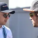 Felipe Massa (BRA) Williams and Fernando Alonso (ESP) McLaren at Formula One World Championship, Rd20, Abu Dhabi Grand Prix, Race, Yas Marina Circuit, Abu Dhabi, UAE, Sunday 26 November 2017. © Simon Galloway/Sutton Images