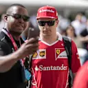 Kimi Raikkonen (FIN) Ferrari fans selfie at Formula One World Championship, Rd20, Abu Dhabi Grand Prix, Race, Yas Marina Circuit, Abu Dhabi, UAE, Sunday 26 November 2017. © Manuel Goria/Sutton Images