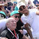 Lewis Hamilton (GBR) Mercedes AMG F1 fans selfie at Formula One World Championship, Rd20, Abu Dhabi Grand Prix, Race, Yas Marina Circuit, Abu Dhabi, UAE, Sunday 26 November 2017. © Simon Galloway/Sutton Images