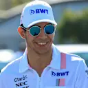Esteban Ocon (FRA) Force India F1 at Formula One World Championship, Rd20, Abu Dhabi Grand Prix, Race, Yas Marina Circuit, Abu Dhabi, UAE, Sunday 26 November 2017. © Kym Illman/Sutton Images