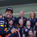 Daniel Ricciardo (AUS) Red Bull Racing at the Red Bull Racing Team photo at Formula One World Championship, Rd20, Abu Dhabi Grand Prix, Race, Yas Marina Circuit, Abu Dhabi, UAE, Sunday 26 November 2017. © Lionel Ng/Sutton Images