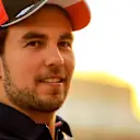 Sergio Perez (MEX) Force India at Formula One World Championship, Rd20, Abu Dhabi Grand Prix, Preparations, Yas Marina Circuit, Abu Dhabi, UAE, Thursday 23 November 2017. © Kym Illman/Sutton Images