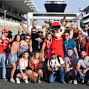 Fans at Formula One World Championship, Rd20, Abu Dhabi Grand Prix, Preparations, Yas Marina Circuit, Abu Dhabi, UAE, Thursday 23 November 2017. © Mark Sutton/Sutton Images