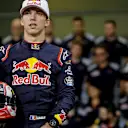 Pierre Gasly (FRA) Scuderia Toro Rosso at the Scuderia Toro Rosso Team Photo at Formula One World Championship, Rd20, Abu Dhabi Grand Prix, Preparations, Yas Marina Circuit, Abu Dhabi, UAE, Thursday 23 November 2017. © James Gasperotti/Sutton Images