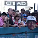 Fans in pit lane at Formula One World Championship, Rd20, Abu Dhabi Grand Prix, Preparations, Yas Marina Circuit, Abu Dhabi, UAE, Thursday 23 November 2017. © Mark Sutton/Sutton Images