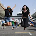 Fans on the grid at Formula One World Championship, Rd20, Abu Dhabi Grand Prix, Preparations, Yas Marina Circuit, Abu Dhabi, UAE, Thursday 23 November 2017. © Mark Sutton/Sutton Images