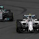 Lance Stroll (CDN) Williams FW40 and Lewis Hamilton (GBR) Mercedes-Benz F1 W08 Hybrid at Formula One World Championship, Rd1, Australian Grand Prix, Practice, Albert Park, Melbourne, Australia, Friday 24 March 2017. © Sutton Motorsport Images