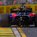 Daniil Kvyat (RUS) Scuderia Toro Rosso STR12 sparks at Formula One World Championship, Rd1, Australian Grand Prix, Practice, Albert Park, Melbourne, Australia, Friday 24 March 2017. © Sutton Motorsport Images