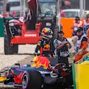 Daniel Ricciardo (AUS) Red Bull Racing RB13 crashes in Q3 at Formula One World Championship, Rd1, Australian Grand Prix, Qualifying, Albert Park, Melbourne, Australia, Saturday 25 March 2017. © Sutton Motorsport Images