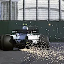 Lance Stroll (CDN) Williams FW40 crashed into the wall in FP3 at Formula One World Championship, Rd1, Australian Grand Prix, Qualifying, Albert Park, Melbourne, Australia, Saturday 25 March 2017. © Sutton Motorsport Images