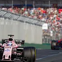 Sergio Perez (MEX) Force India VJM10 at Formula One World Championship, Rd1, Australian Grand Prix, Race, Albert Park, Melbourne, Australia, Sunday 26 March 2017. © Sutton Motorsport Images