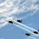 Flypast / air display at Formula One World Championship, Rd1, Australian Grand Prix, Race, Albert Park, Melbourne, Australia, Sunday 26 March 2017. © Sutton Motorsport Images