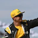 Nico Hulkenberg (GER) Renault Sport F1 Team on the drivers parade at Formula One World Championship, Rd1, Australian Grand Prix, Race, Albert Park, Melbourne, Australia, Sunday 26 March 2017. © Sutton Motorsport Images