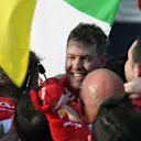 Race winner Sebastian Vettel (GER) Ferrari celebrates in parc ferme at Formula One World Championship, Rd1, Australian Grand Prix, Race, Albert Park, Melbourne, Australia, Sunday 26 March 2017. © Sutton Motorsport Images